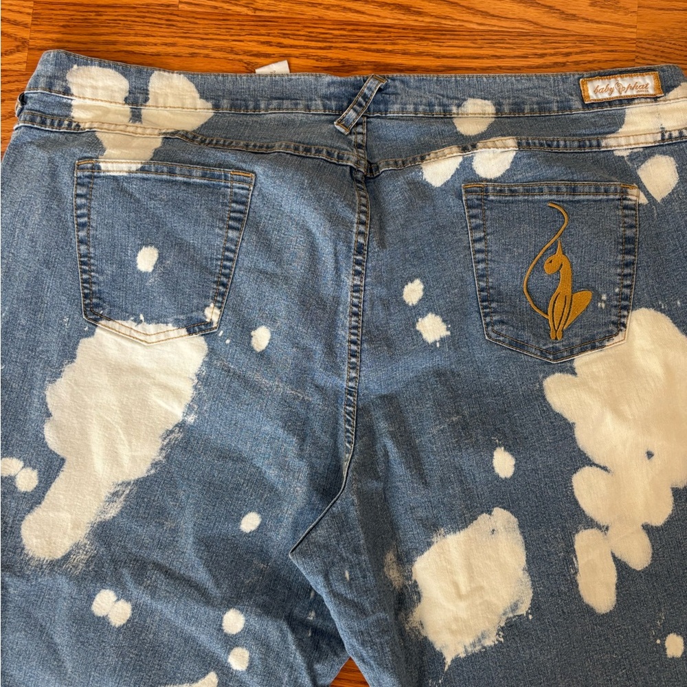 Y2K RARE BABY PHAT ACID WASH JEANS - Picture 11 of 13